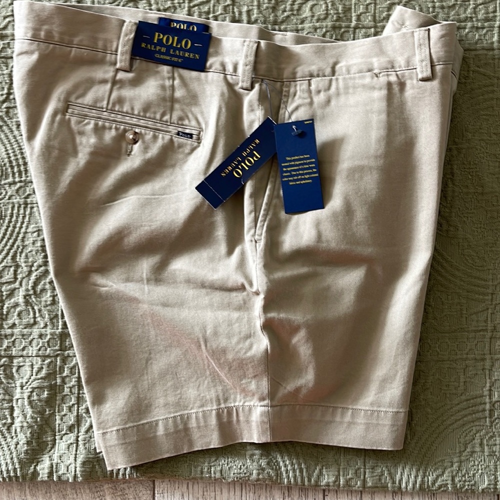 Polo khaki shorts